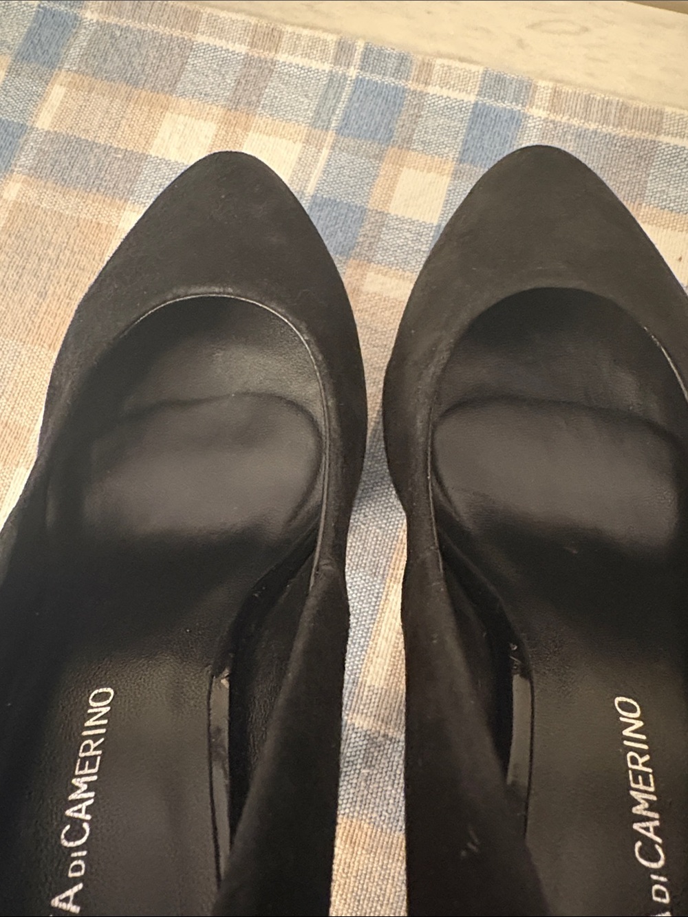 Roberta di Camerino Black Suede Platform Pumps Heels 6.5 - Picture 12 of 14